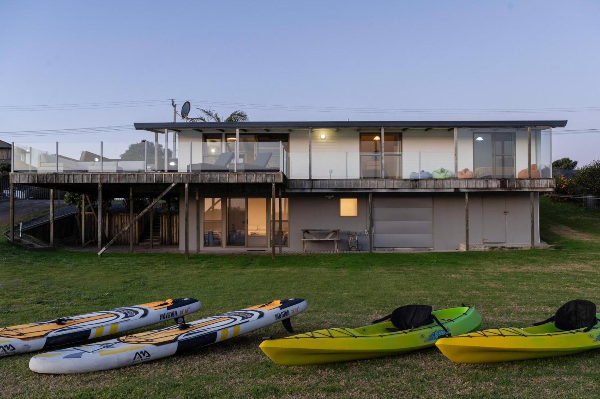 Pukehina Estuary Sunset Views Holiday Home Exterior photo